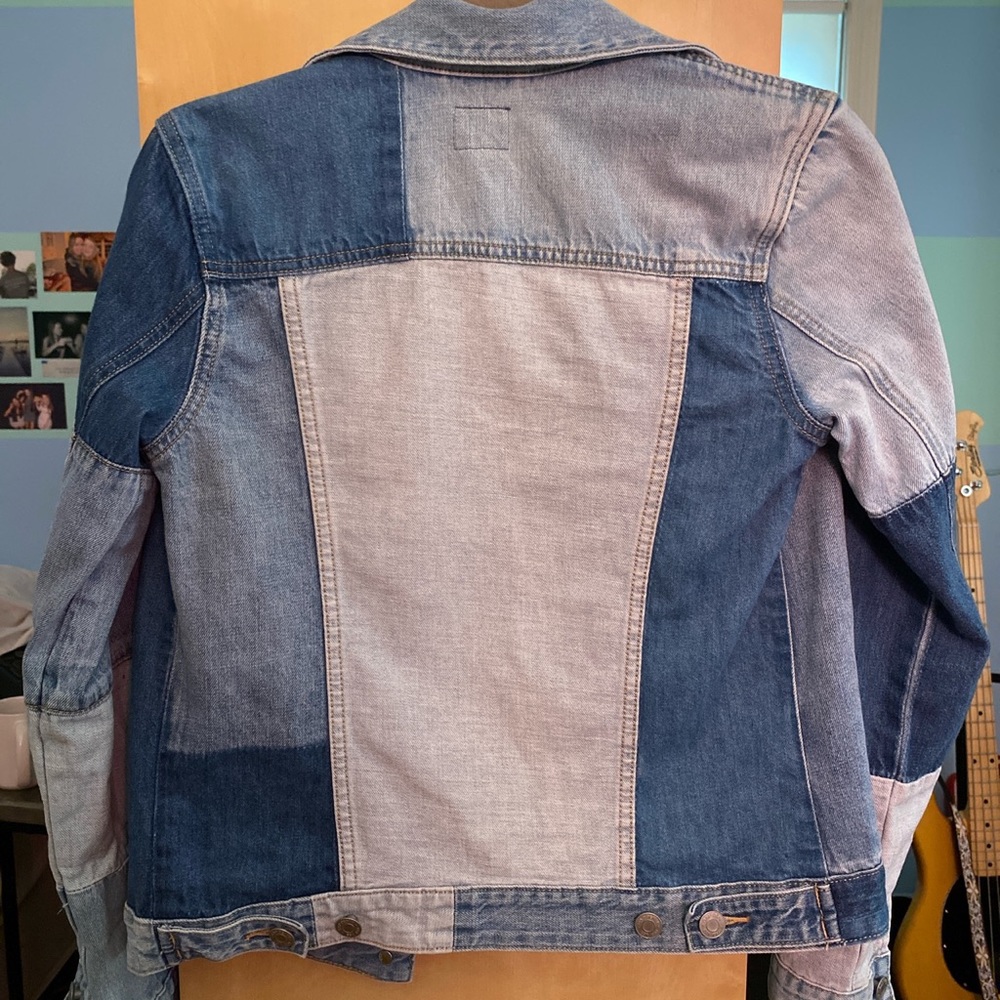 GAP 1969 patchwork denim jacket - Picture 3 of 4